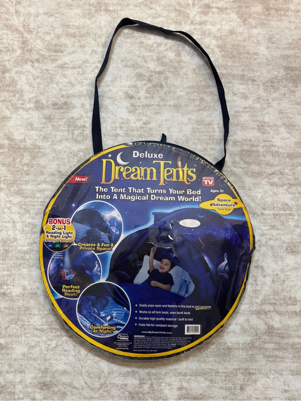 Dream Tents Deluxe Space Adventure Twin Bed Pop Up Tent
